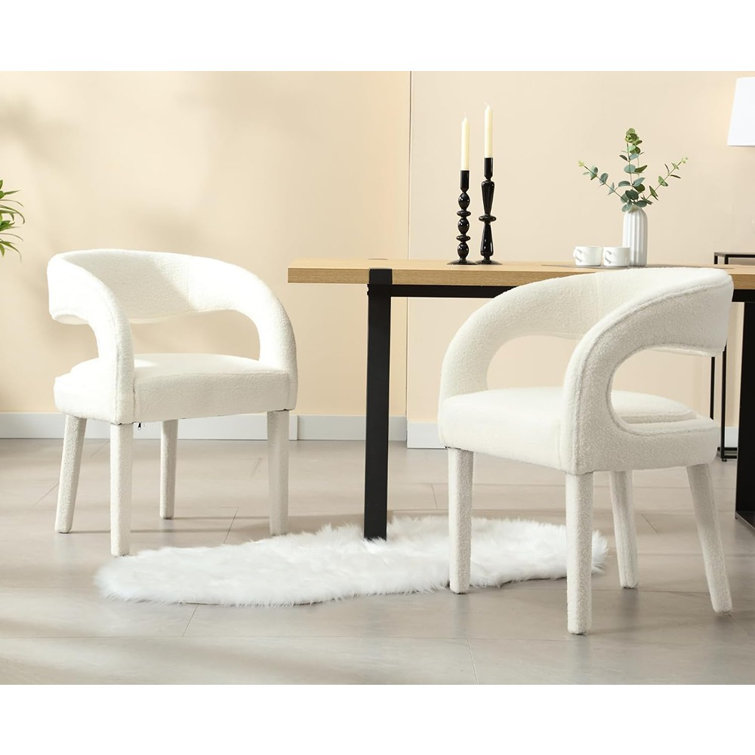 White kitchen chairs set of 2025 2